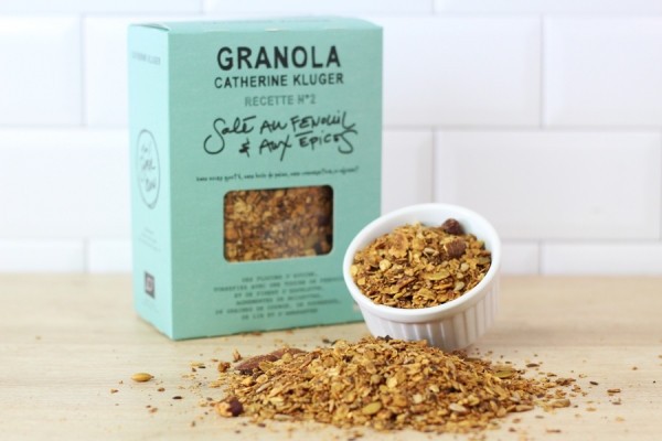 Granola Bio Salé au fenouil aux épices - Catherine Kluger Granola