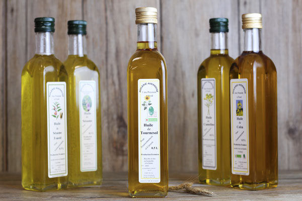 Huile de tournesol 50cL - Huilerie Avernoise