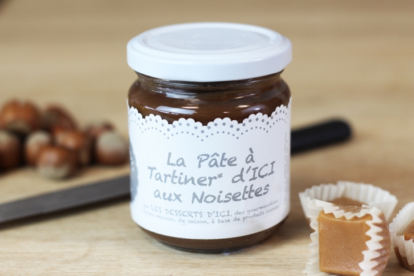 Pâte à tartiner au chocolat aux noisettes - Les Desserts d'Ici