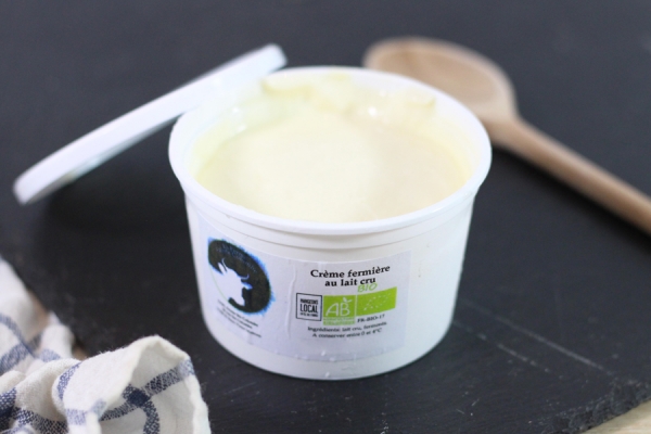 Crème crue Bio - Ferme Sainte Colombe