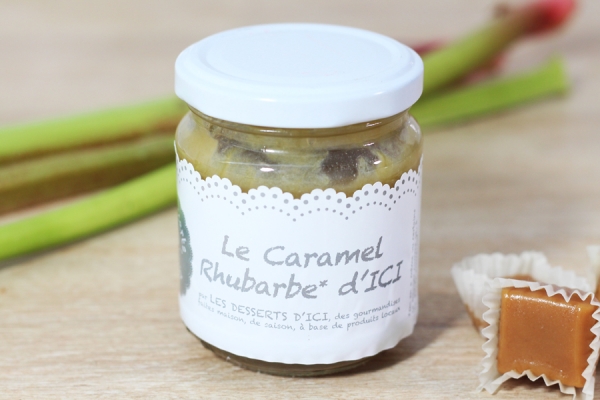 Caramel à la rhubarbe - Les Desserts d'Ici