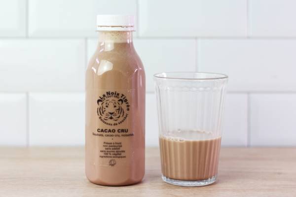 Boisson végétale cacao & noisettes crus BIO - La Noix Tigrée