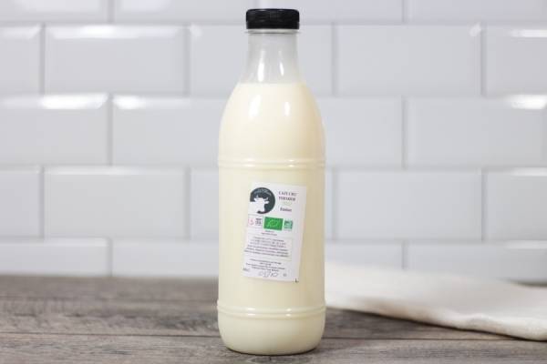 Lait cru entier BIO - Ferme Sainte Colombe